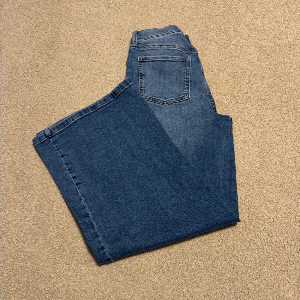 Banana Republic High Rise Wide Leg Jeans